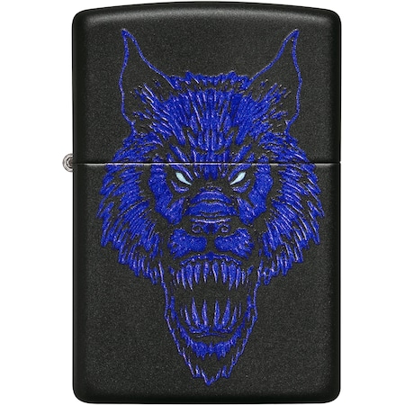 Zippo 2022 Zippo Black Matte Werewolf Design,  ZIP-49414